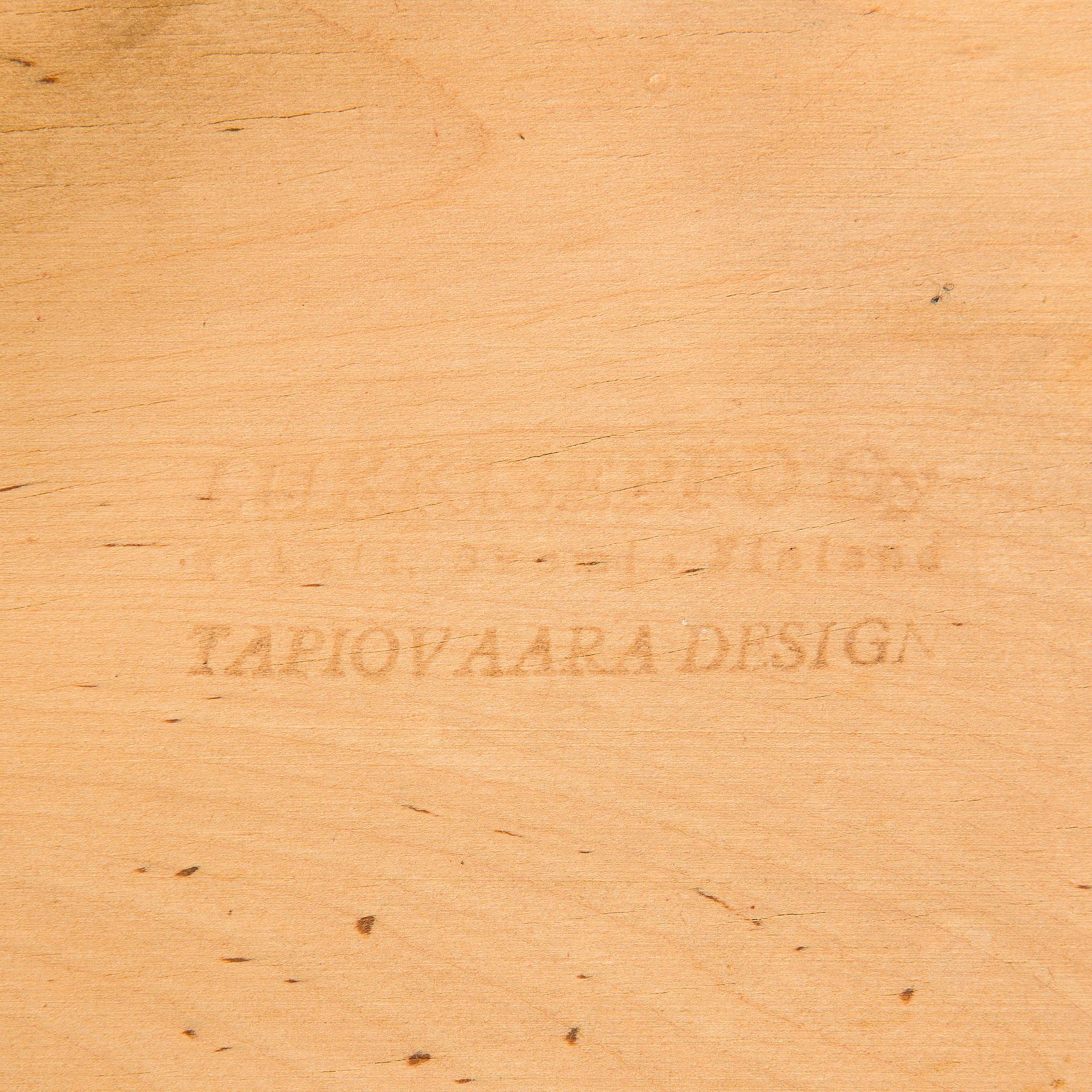 Ilmari Tapiovaara, sohva / nojatuoleja 3 kpl, valmistaja Lukkiseppo, 1900-luvun puoliväli.