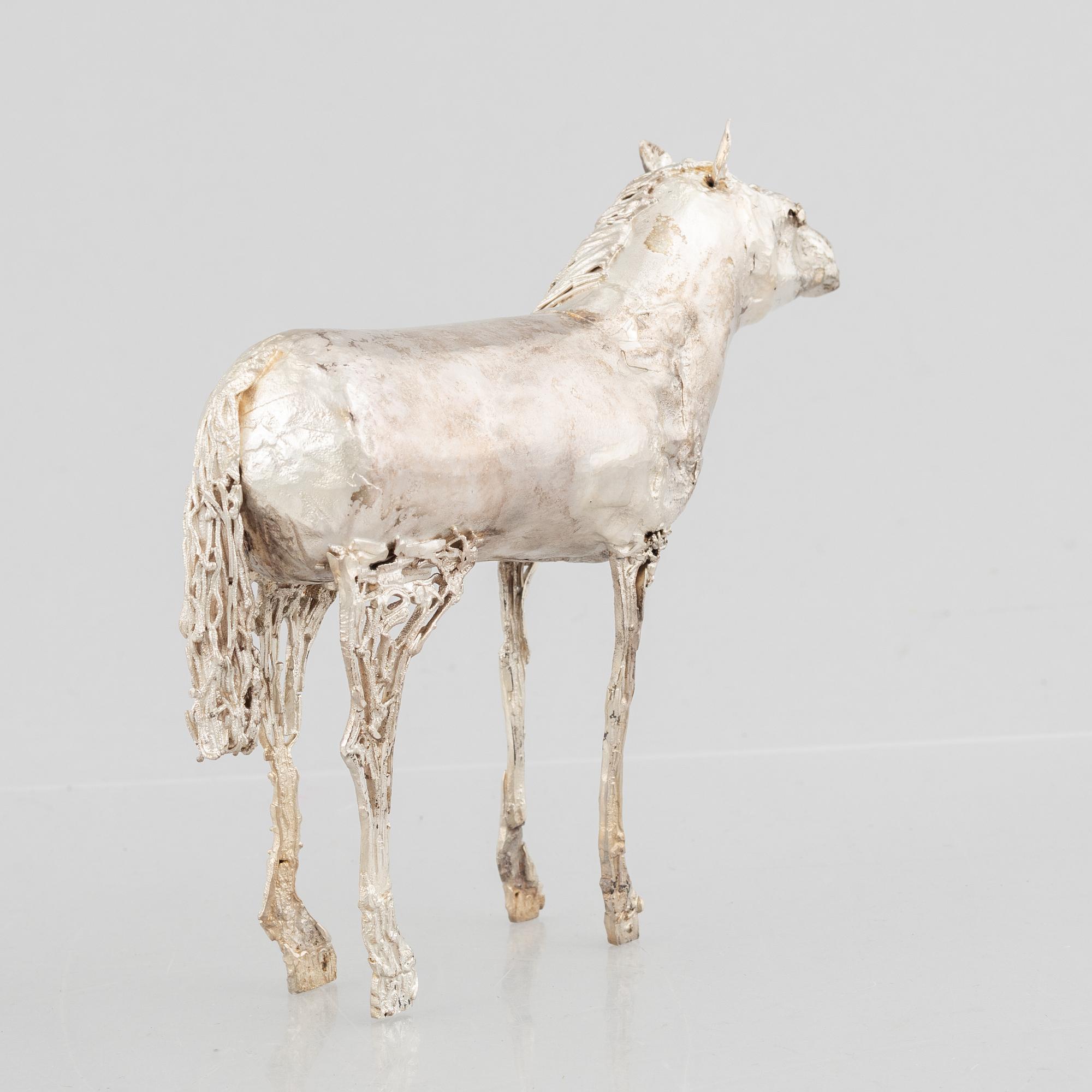 Lars Arby, skulptur, sterling silver, Göteborg, sannolikt 1978.