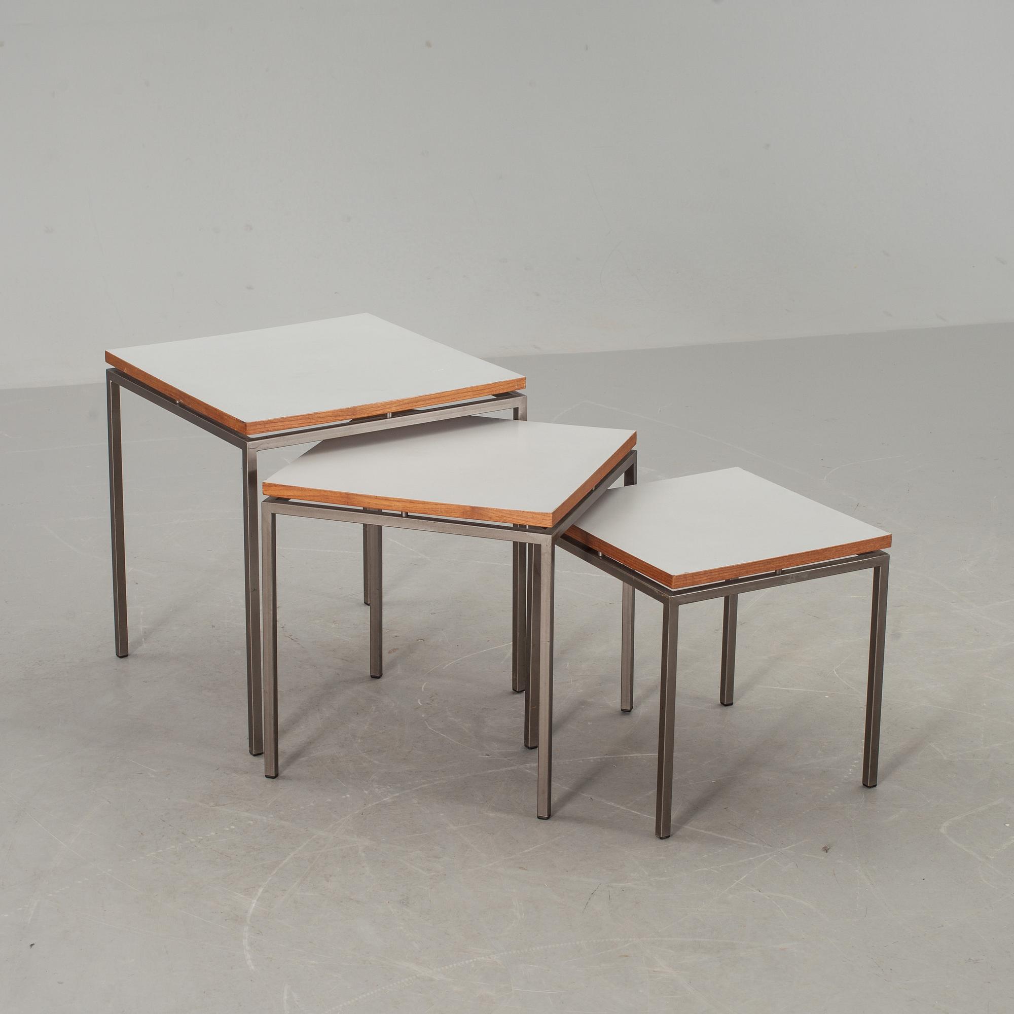 SATSBORD, 3 delar, 1960-70-tal.
