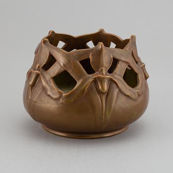 JOSEF EKBERG, ytterfoder, flintgods, Gustavsberg, 1904.