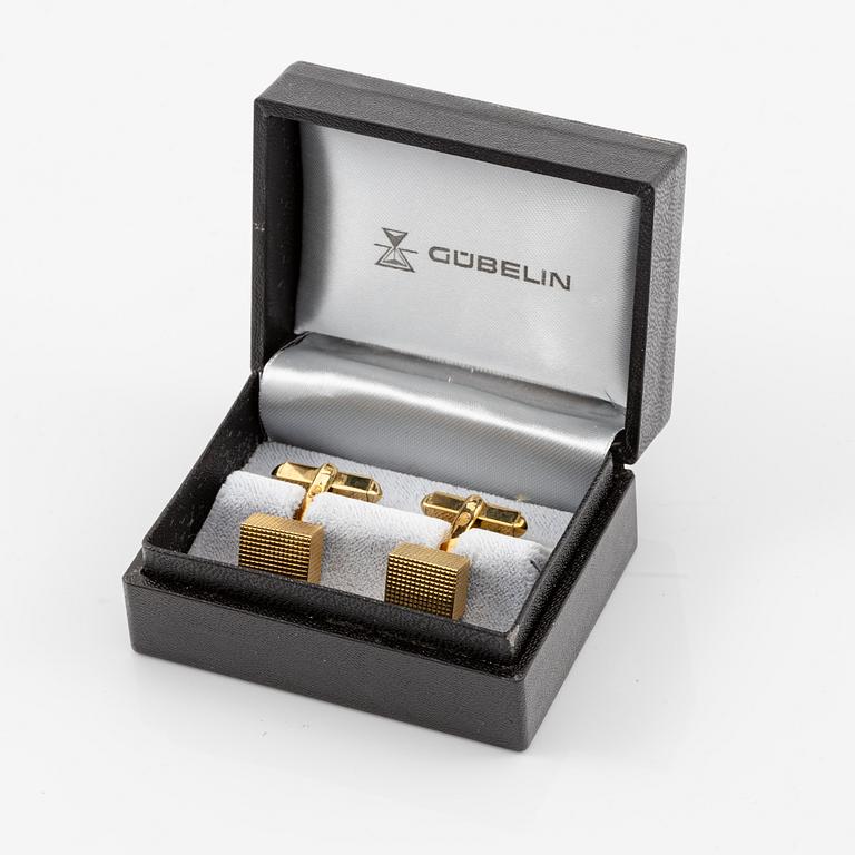 A pair of cufflinks 18K gold, Gübelin.