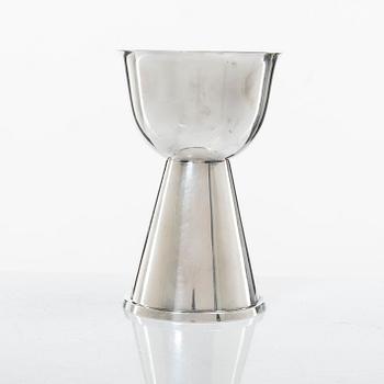 Åke Strömdahl, A Swedish sterling silver chalice, company Hugo Strömdahl AB, Stockholm 1955.