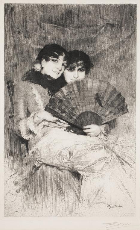 Anders Zorn, "The cousins".