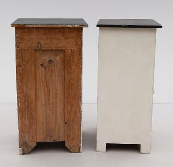 SÄNGBORD, 1 par, tidigt 1900-tal.