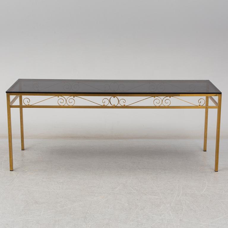 a 1970's-80's console table.