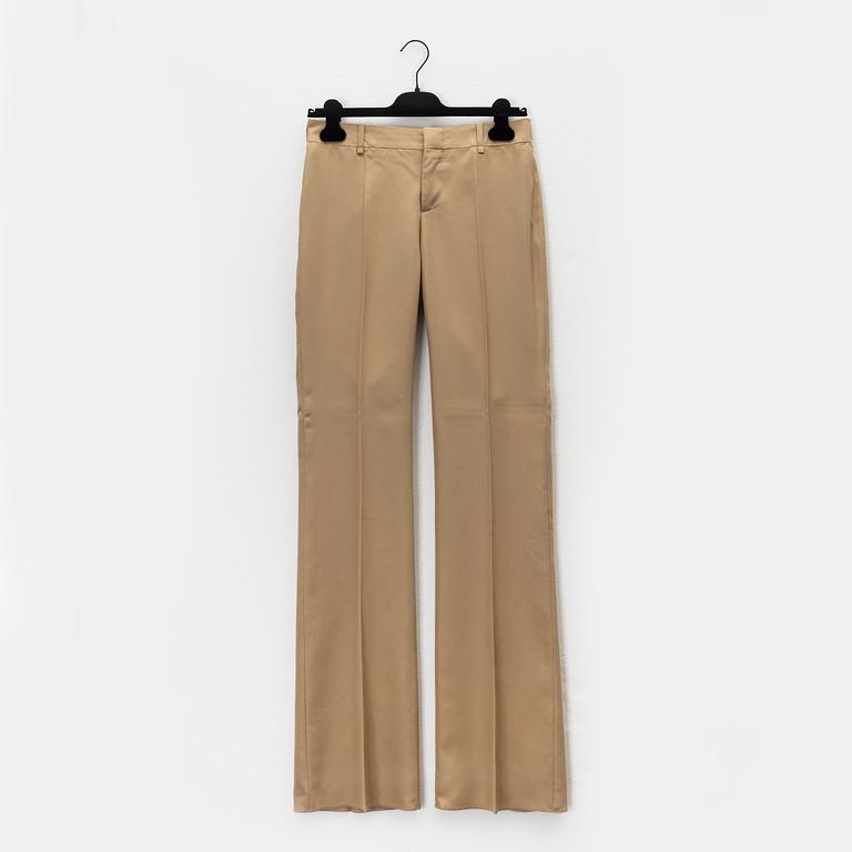 Gucci, silk pants, size 38.