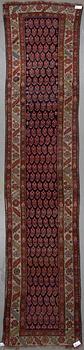 GALLERIMATTA, orientalisk, semiantik/antik. Ca 462x98 cm.