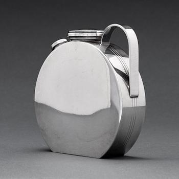 Sylvia Stave, cocktailshaker (barblandare), modell nr 3547, C.G Hallberg, Stockholm 1930-talets mitt.