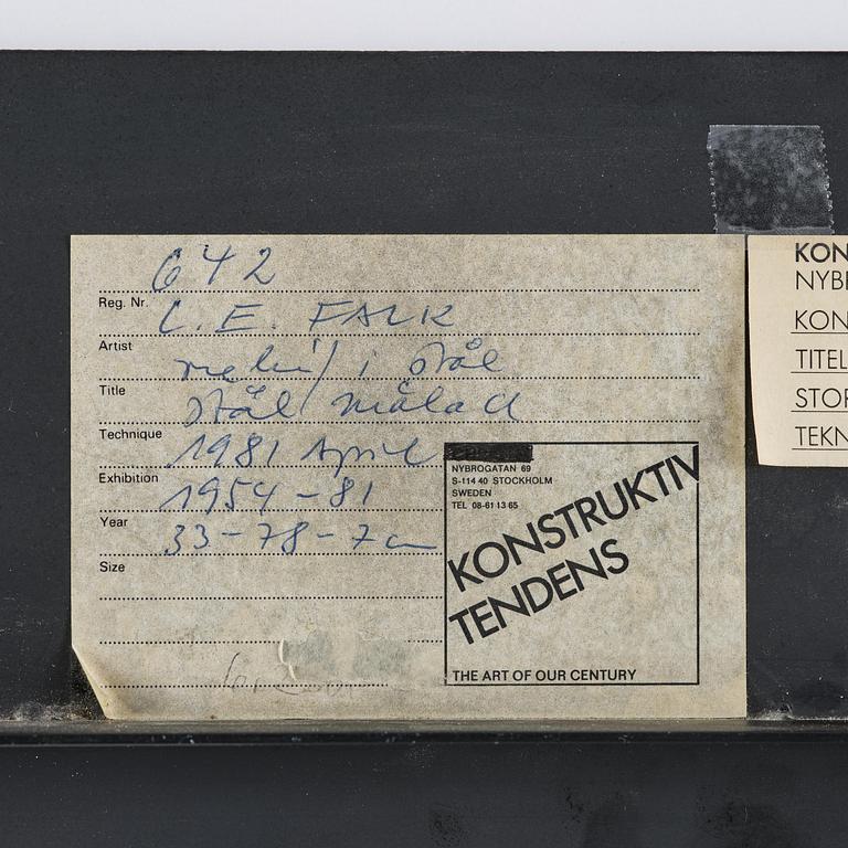 Lars-Erik Falk, Untitled.