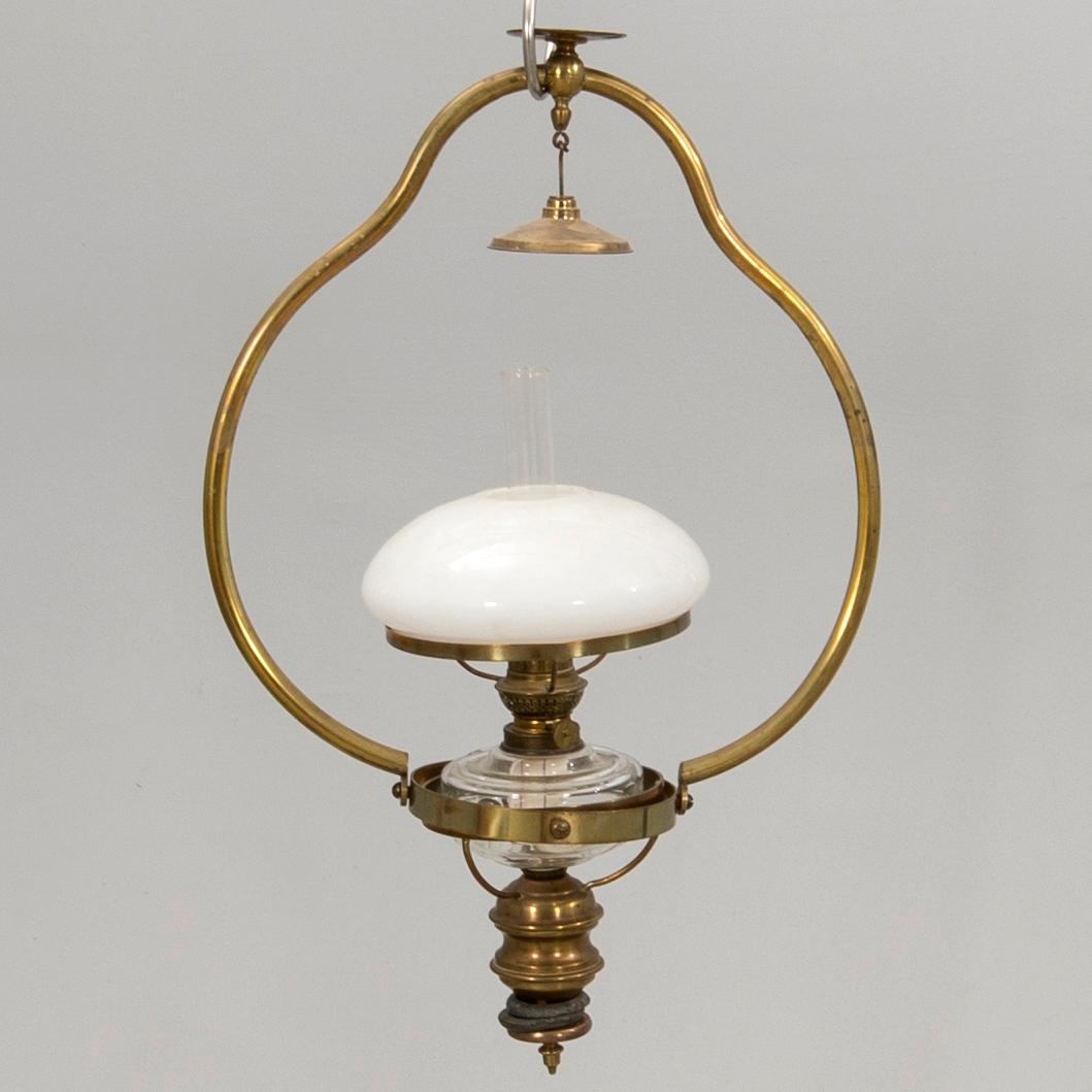 Salon lamp for ships JG Larsen Stockholm 1910s.