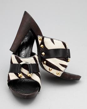 SANDALETTER,  ett par, Yves Saint Laurent, 2000-tal.