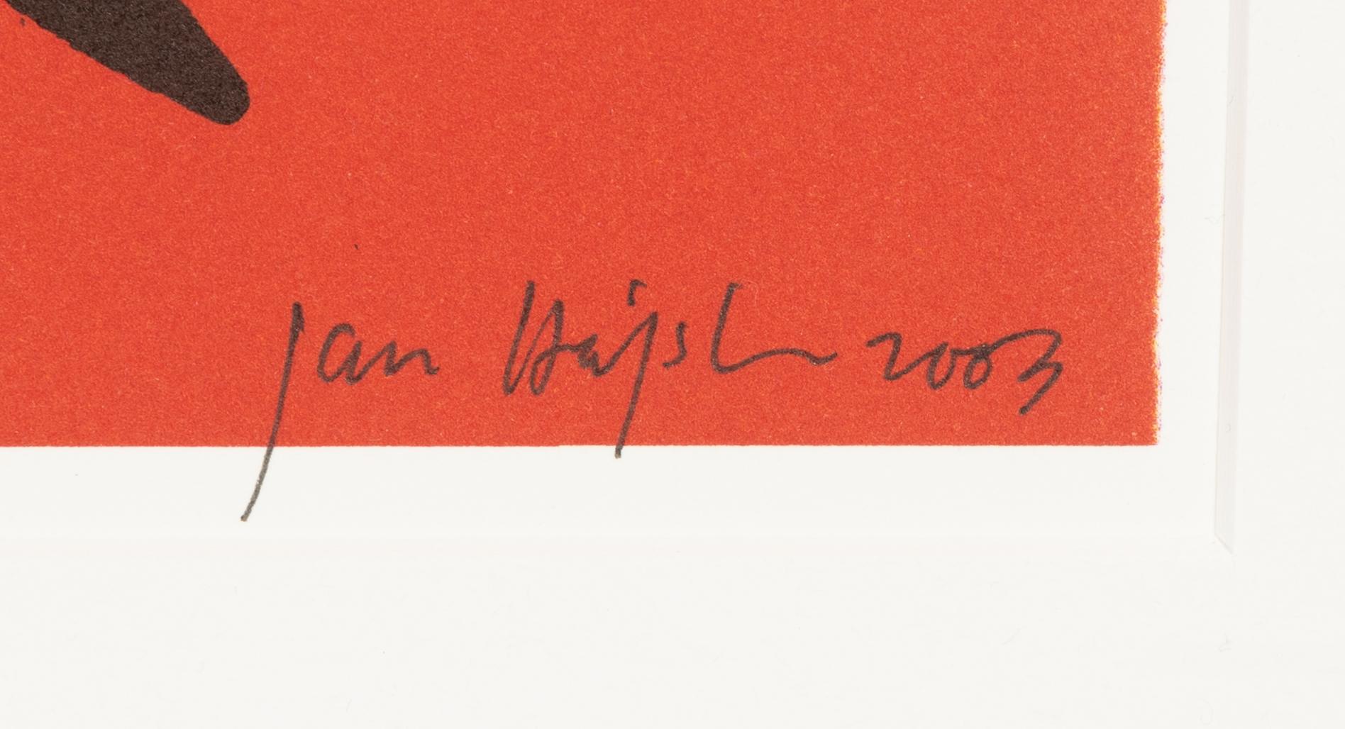 Jan Håfström, lithograph in colours, 2003, signed 1460/2000.