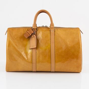Louis Vuitton, A 'Vernis Keepall 45' weekendbag, 1999.