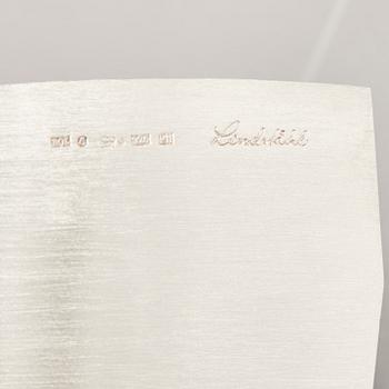 Rolf Lindståhl, skål, sterling silver, Stockholm 2013.