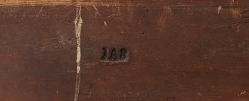 STOLAR, ett par, rokoko 1780-tal, sign JAS.