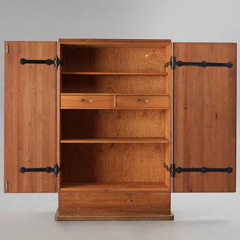 Axel Einar Hjorth, a stained pine "Lovö" cabinet, Nordiska Kompaniet, Sweden 1930's.