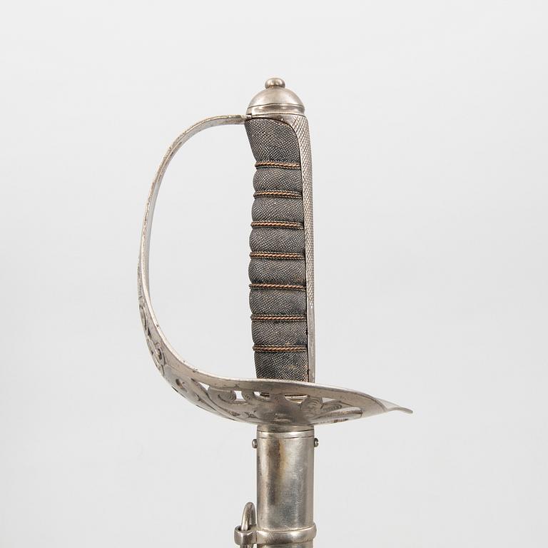 A British infantry officer's sword 1897 pattern, with scabbard.