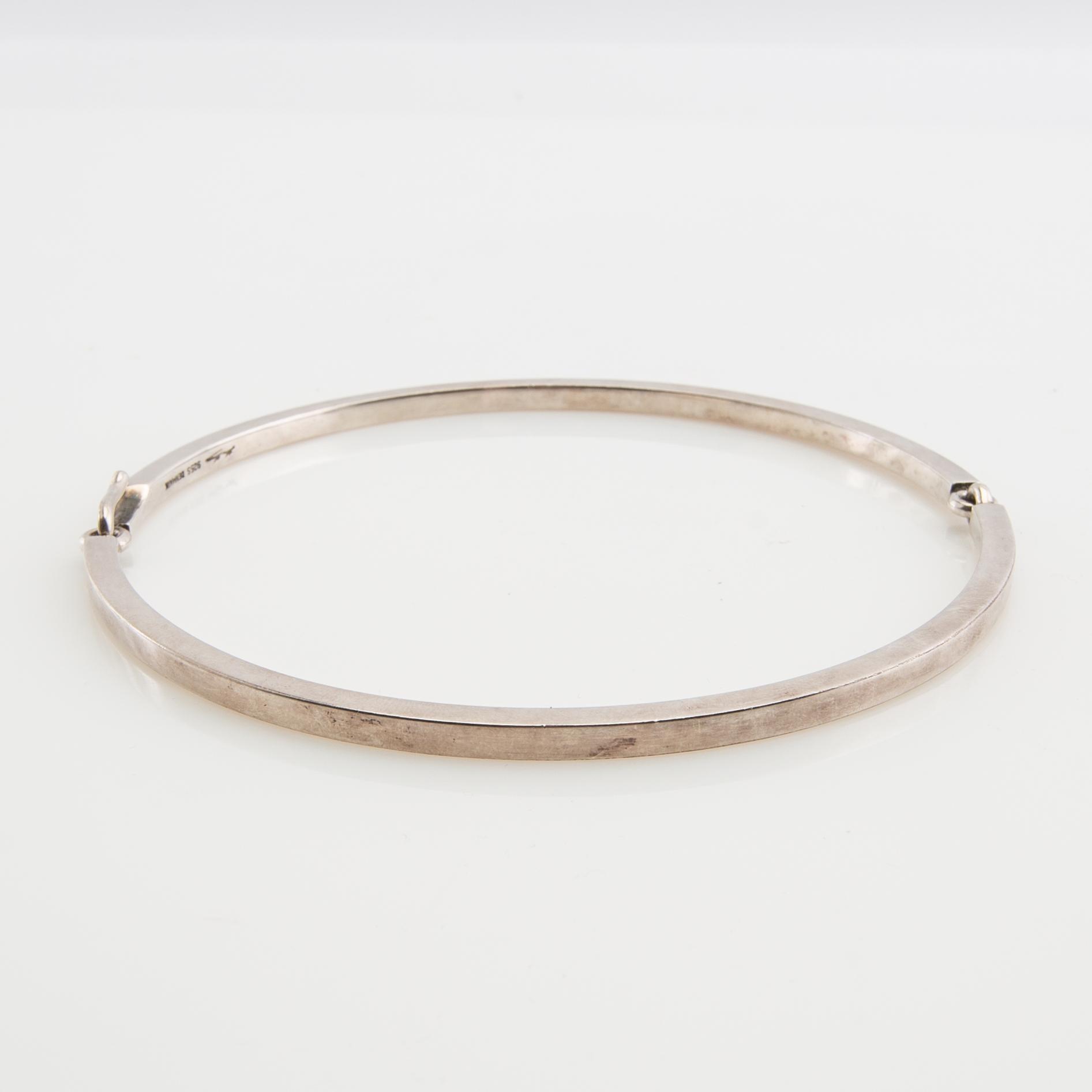 Hans Hansen, neck ring, sterling silver, Denmark.