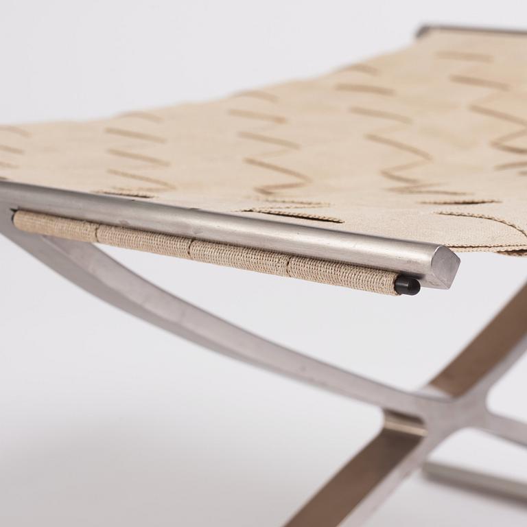 Preben Fabricius & Jørgen Kastholm, taburett, modell "4391", Bo-Ex, Danmark, tidigt 1960-tal.