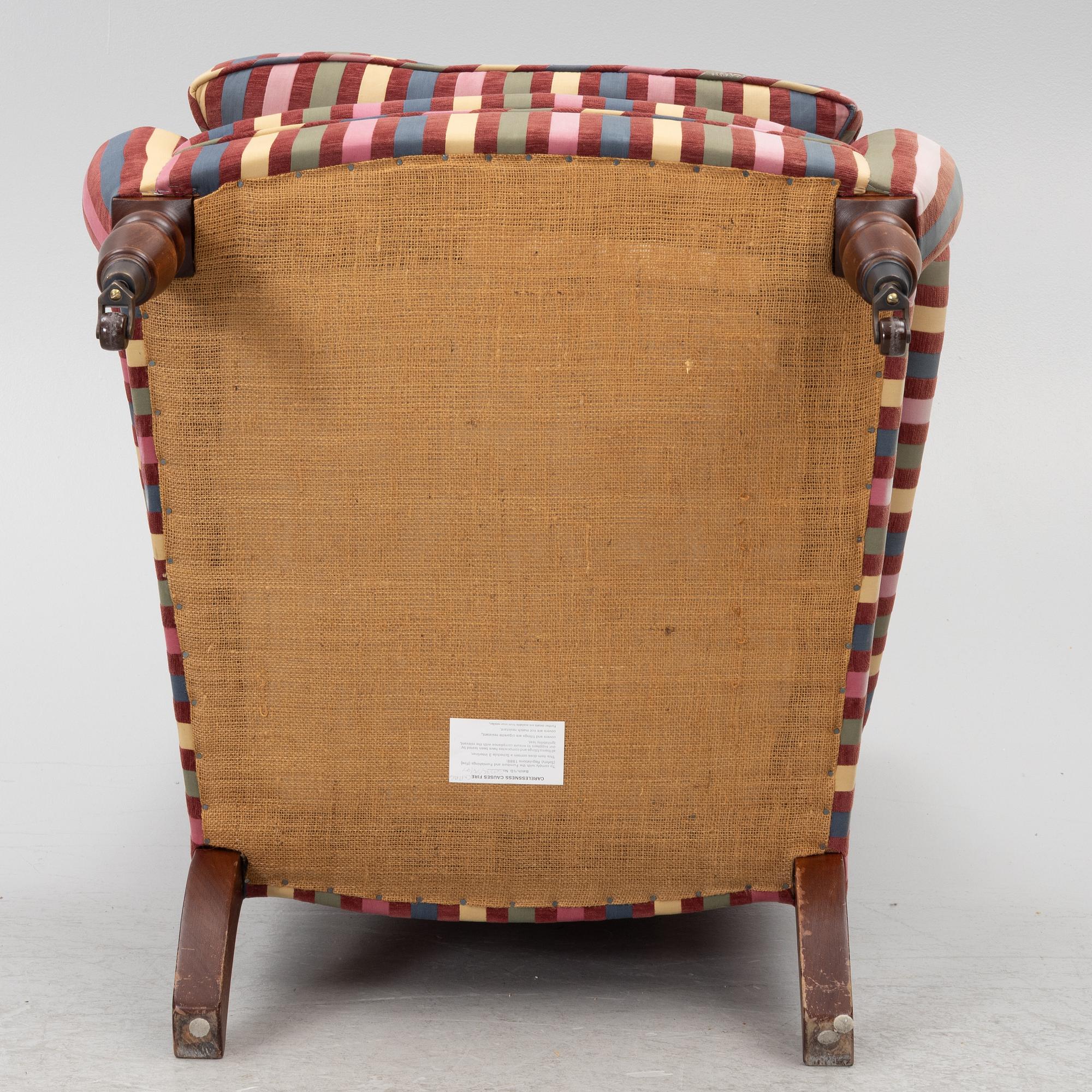 Armchair, Mulberry, England, late 20th century.