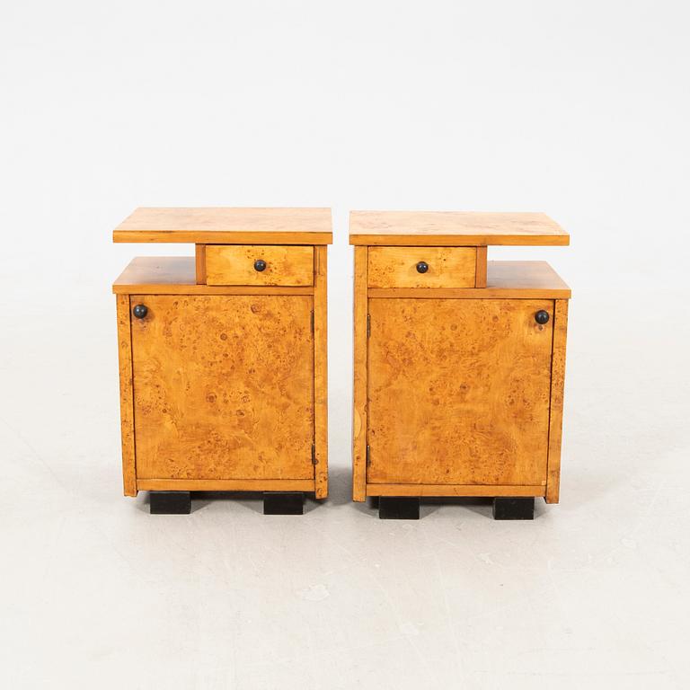 Sängbord ett par Art Deco 1900-talets första hälft.