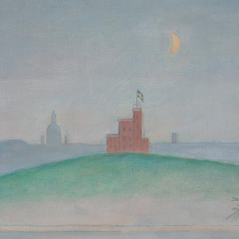 Einar Jolin, View over Kastellholmen, Stockholm.