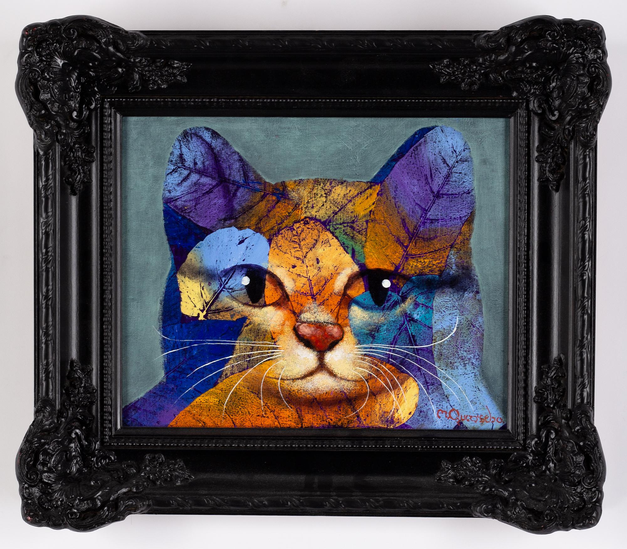 Michael Qvarsebo, "Kamouflerad katt" (Camouflaged Cat).