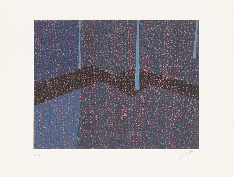 Folder with graphic prints by various artists "Les Hypergraphies".
