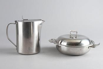 FOLKE ARSTRÖM, rostfritt stål,  48 delar, "THEBE" för GENSE, 1900-talets mitt.