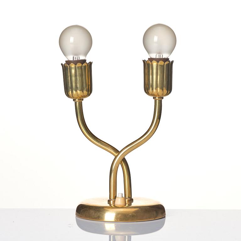 Harald Notini, bordslampa, modell "15543", Arvid Böhlmarks Lampfabrik, Stockholm, 1950-tal.