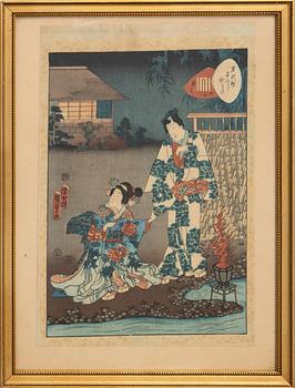 Utagawa Kunisada II, "Kagabri".