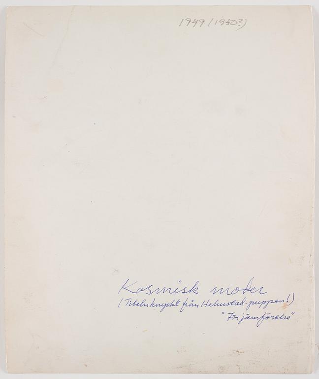 CO Hultén, "Kosmisk moder- för jämförelse".