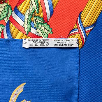 Hermès, scarf, "1789 Liberté Égalité Fraternité".