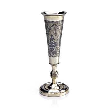 427. A Russian parcel-gilt silver Champagne Cup, unknown master, Moscow 1834.