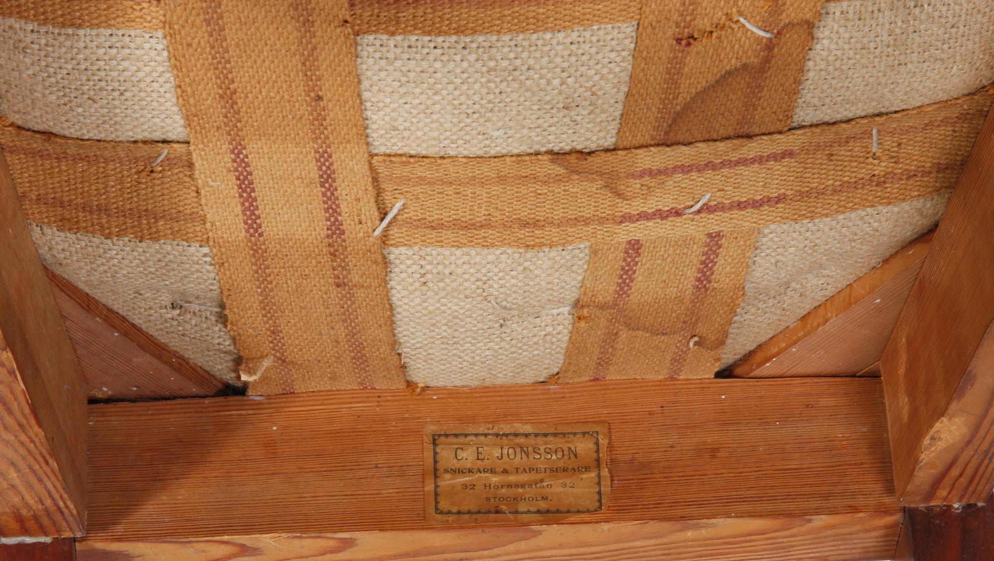 STOLAR, 6 st. Senempire, 1800-talets senare hälft.