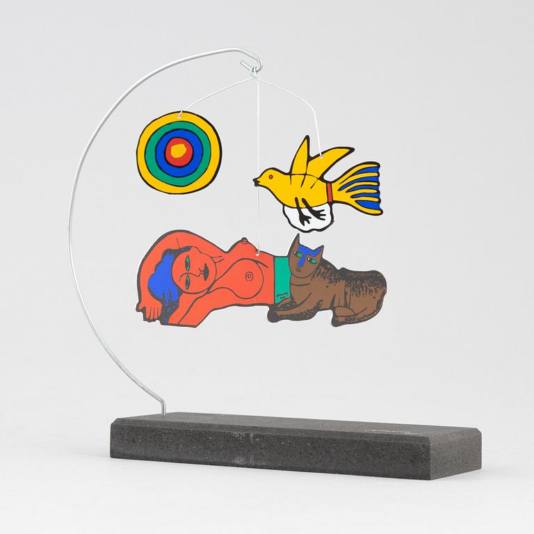 Beverloo Corneille, mobile/sculpture, signed and dated 2004, numbered 94/600.