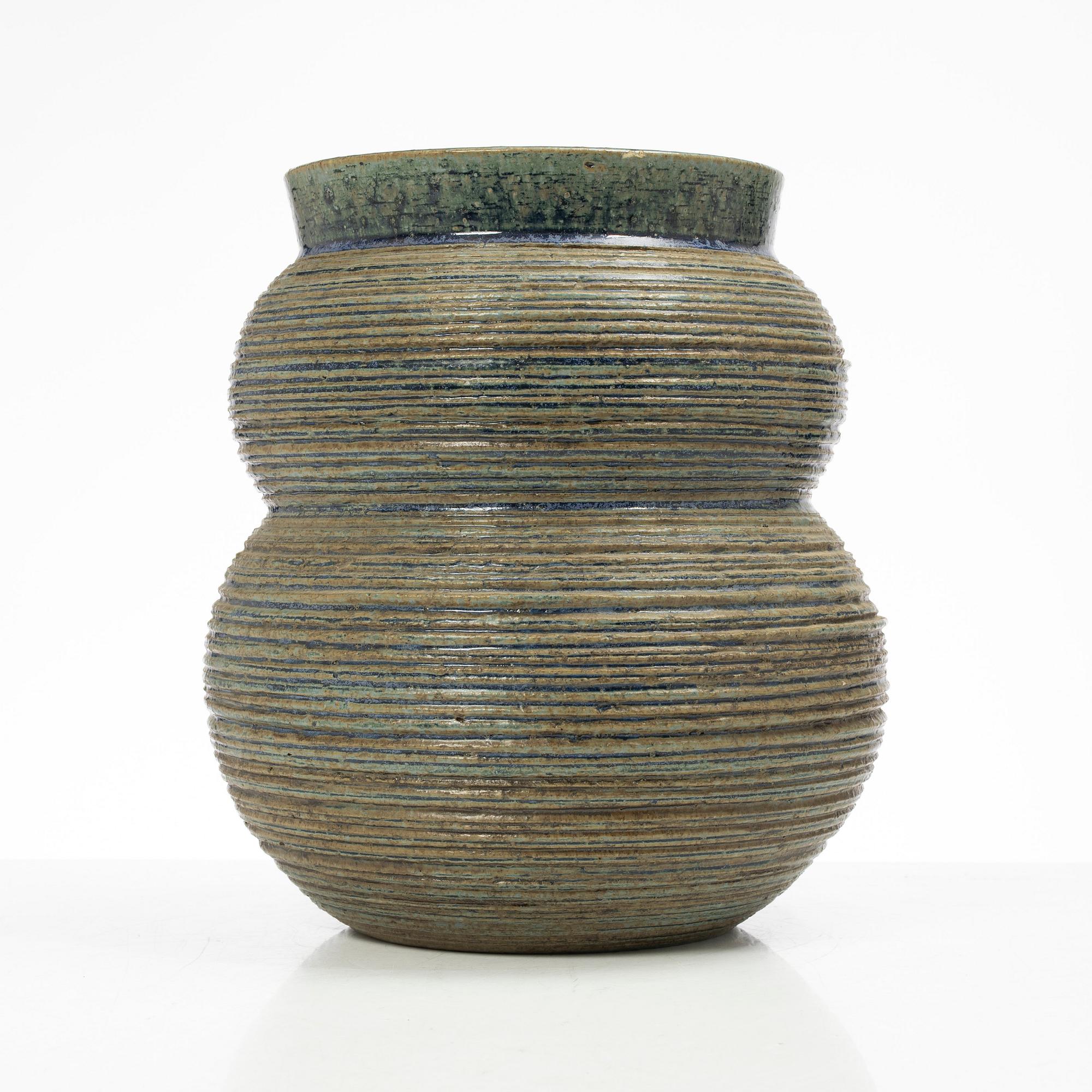 Britt-Louise Sundell, vas, stengods, Gustavsbergs studio.