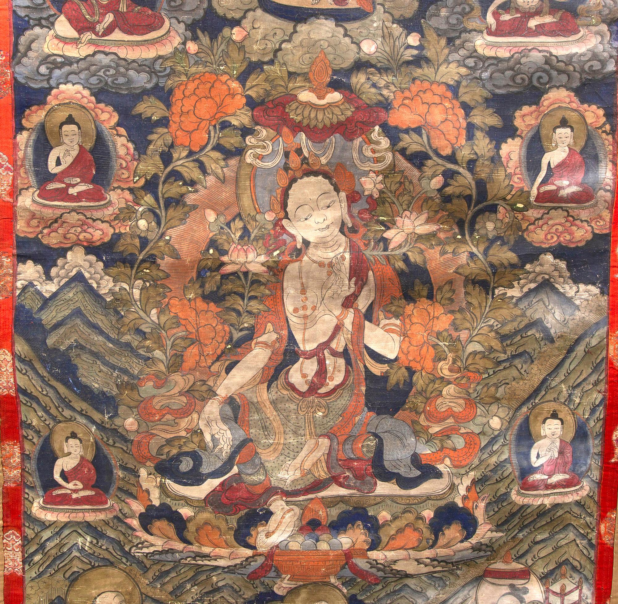 Thangka, Tibet, tidigt 1900-tal.