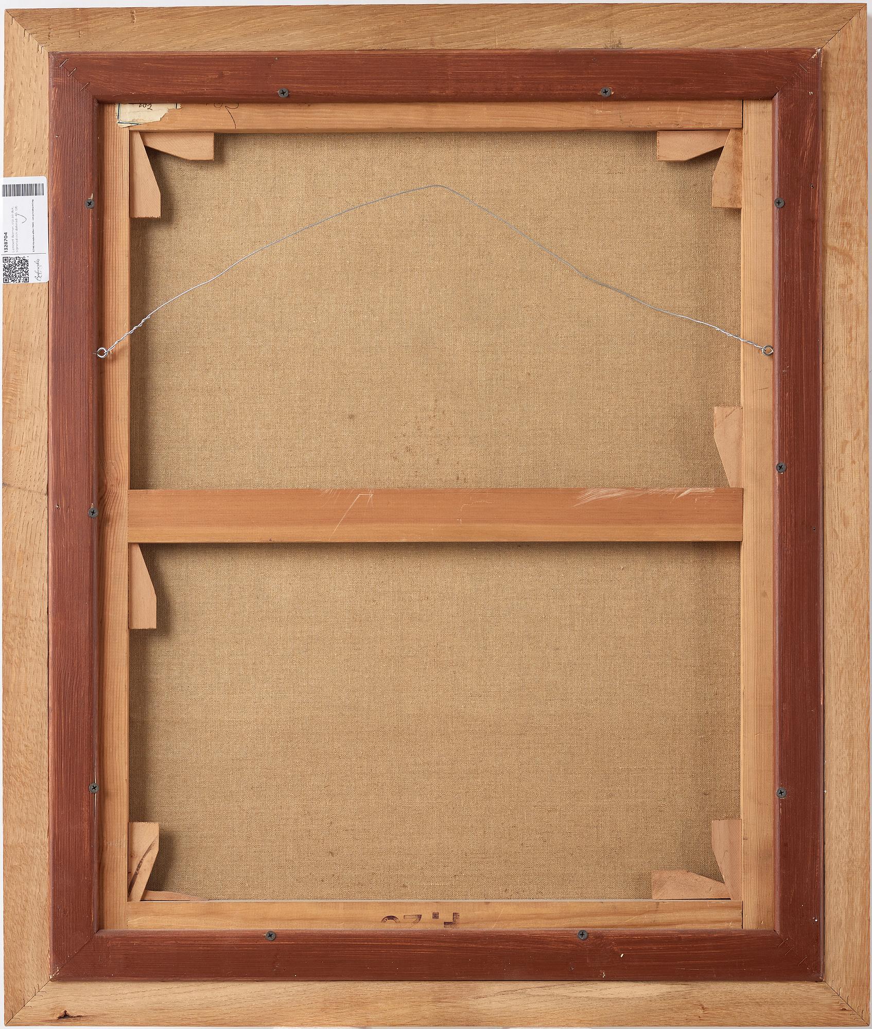 Lambert Werner, oil on canvas, signed and dated -46.