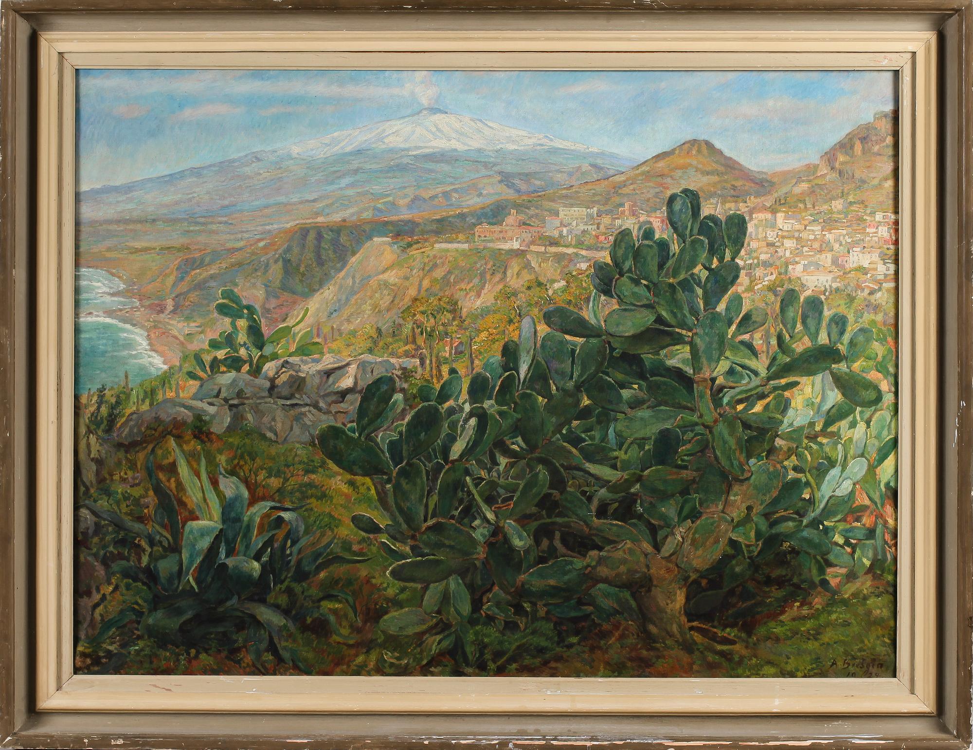 AUGUST BRESGEN, olja på duk, signerad och daterad 1924.