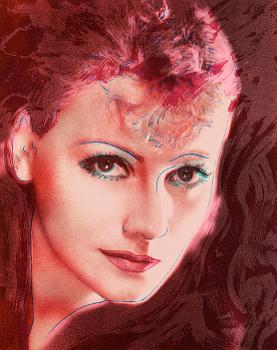 Rupert Jasen Smith (Andy Warhol), "Greta Garbo" (The Kiss, Midnight, The Divine, New Age, Dreaming, Mata Hari).