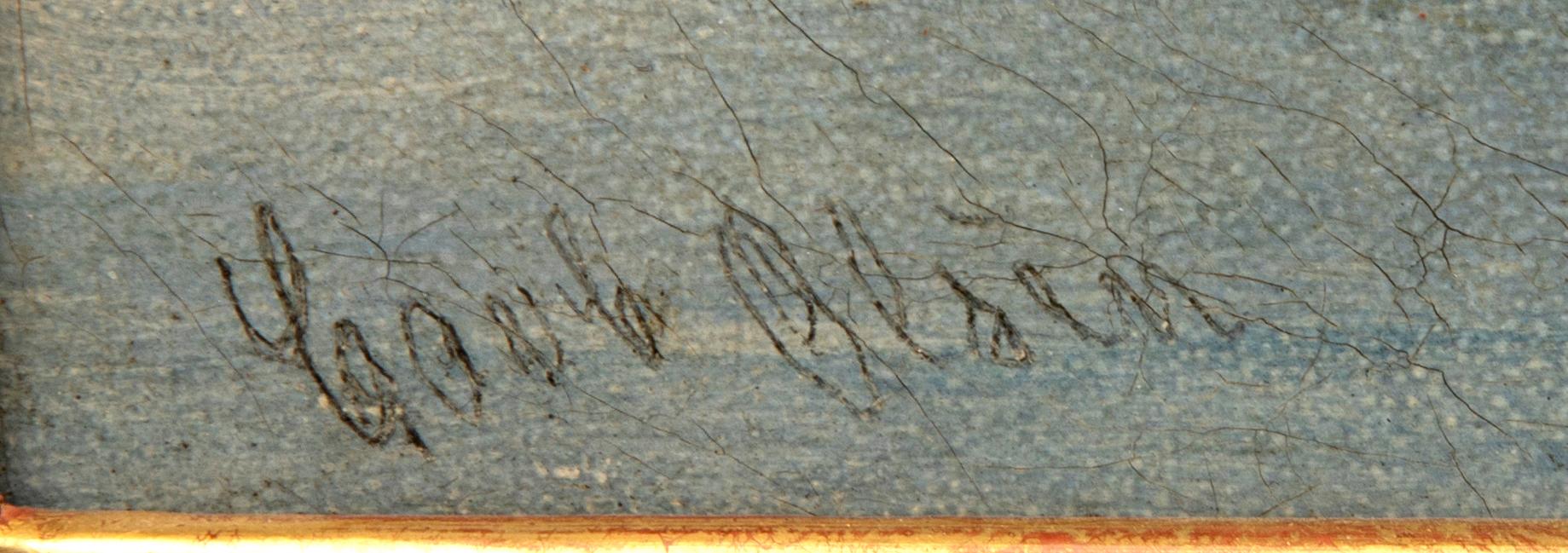 Carl Julius Emil Olsen, olja på duk signerad.