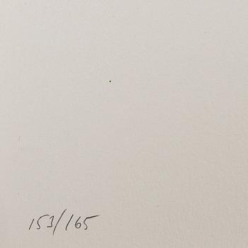 Makode Linde, lithograph, signed and numbered 153/165.