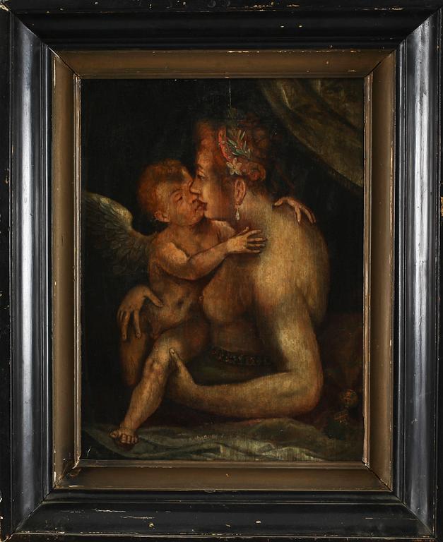 OKÄND KONSTNÄR, 1700/1800-tal. Olja på pannå.