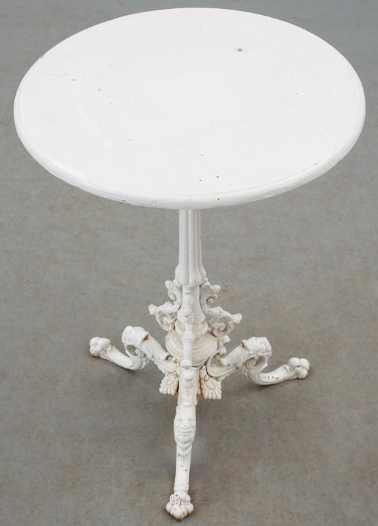 TRÄDGÅRDSBORD, gjutjärn, 1900-tal.