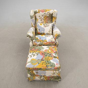 Ragnar Helsén, fåtölj, "Oxford", Stjernmöbler, Herrljunga för firma Svenskt Tenn.