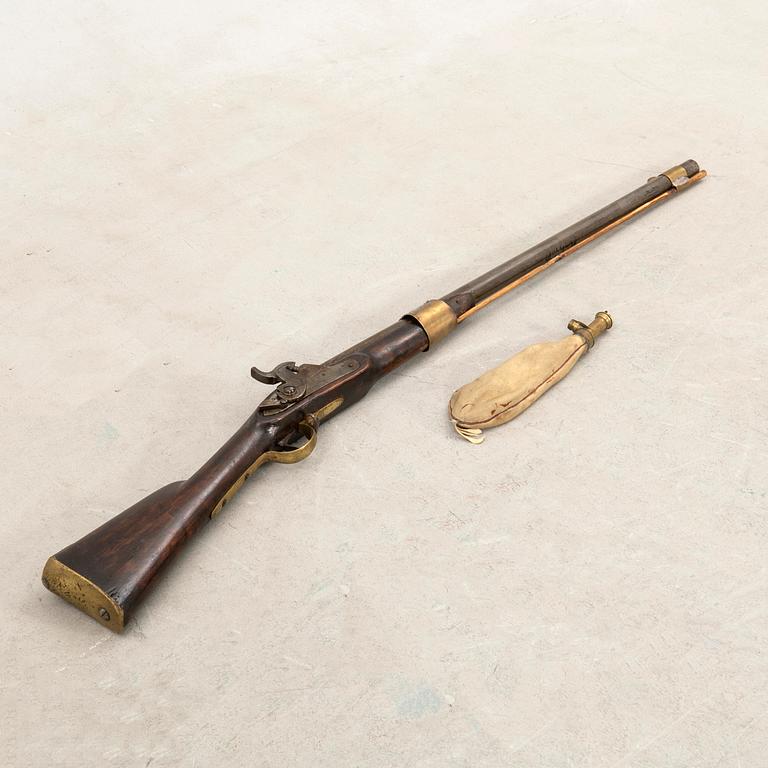 Lock rifle, Swedish, m/1845 modification.