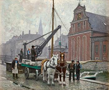 201. Paul Fischer, "Ved Holmens Kirke".