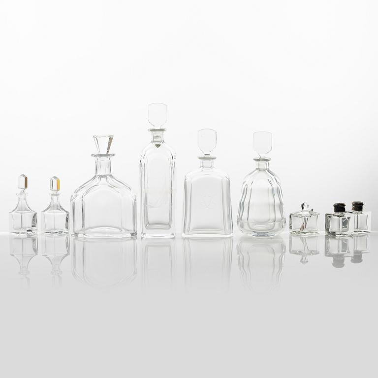 Glasservis, Elis Bergh, glasservis, ca 115 delar "Kronoberg", 1900-talets mitt.