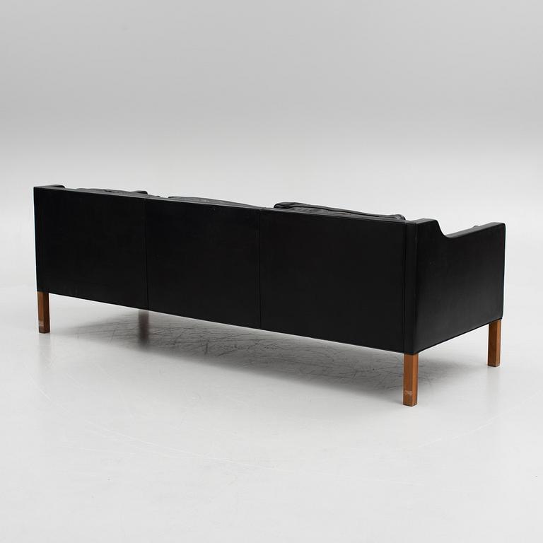 Børge Mogensen, a model '2213' sofa and a model 2431 armchair, Fredericia Stolefabrik, Denmark.